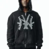 Stolen Arts AK-NY Pearl Zip-Up Hoodie Black