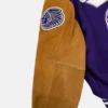 Vintage 1996 Kahoks Purple & Brown Varsity Jacket