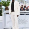 2025 Cannes Film Festival A$AP Rocky Miu Miu Suit White