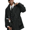 2025 Met Gala ASAP Rocky Black Coat