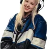 2025 Mimai GP ROSÉ Leather Racer Jacket