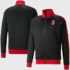 AC Milan Heritage T7 Raglan Track Jacket Black