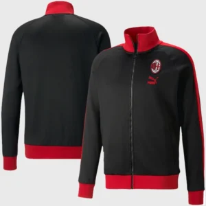 AC Milan Heritage T7 Raglan Track Jacket Black