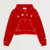 Arsenal AWFC Womens Red Zip Hoodie