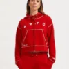 Arsenal AWFC Womens Red Zip-Up Hoodie