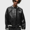 Avirex Stadium Leather Bomber Jacket