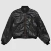 Balenciaga x Automobili Lamborghini Oversized Bomber Jacket Black