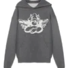 Boys Lie Driver's License Racer Hoodie Grey