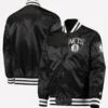 Brooklyn Nets The Diamond Classic Starter Varsity Jacket Black