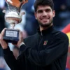 Carlos Alcaraz Italian Open 2025 Jacket Black
