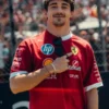 Charles Leclerc Ferrari Drivers T-Shirt Red