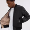Coach Reversible MA-1 Bomber Jacket Black