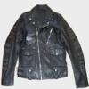 Diesel Wild Spirit Leather Jacket Black