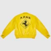 Doncare AFGK Ferrari Leather Jacket Yellow