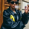 Doncare AFGK Ferrari Racing Leather Jacket Black
