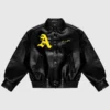 Doncare AFGK Racing Ferrari Leather Jacket Black