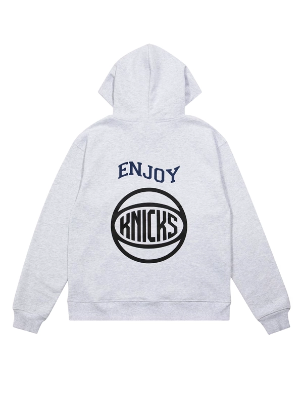 Enjoy Basketball Knicks Hoodie Grey