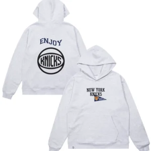Enjoy Basketball x New York Knicks Hoodie Grey