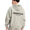 Essentials Dark Oatmeal Hoodie Fear of God