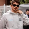F1 Grand Prix Of Monaco Charles Leclerc Hoodie Grey
