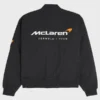 F1 McLaren Black Bomber Jacket