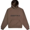 Fear Of God Essentials Brown Hoodie