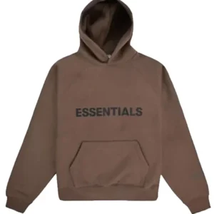 Fear Of God Essentials Brown Hoodie