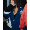 Hailey Bieber Starter Toronto Maple Leafs Jacket
