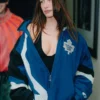Hailey Bieber Toronto Maple Leafs Jacket