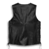 Harley Davidson Tradition II Black Leather Vest