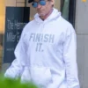 Hugh Jackman Terry Fox Run Finish It Hoodie White