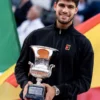Italian Open 2025 Carlos Alcaraz Jacket Black