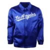 LA Dodgers 1962 Blue Satin Windbreaker Jacket