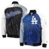 LA Dodgers Tri-Color Satin Jacket