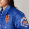Levi's X Starter Mets Satin Jacket Blue