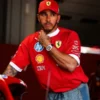Lewis Hamilton Scuderia Ferrari Drivers Motorsport Tee Red