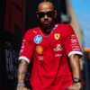Lewis Hamilton Scuderia Ferrari Tee Red