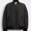 MA-1 Coach Reversible Bomber Jacket Black