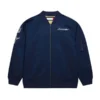 MLB Houston Astros Vintage Bomber Jacket Blue