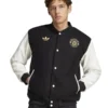 Manchester United Adidas Chinese New Year Varsity Jacket Black and White