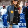 Mariska Hargitay Knicks Varsity Jacket
