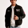 McLaren AbercrombieVarsity Jacket Black