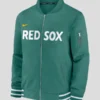 Men's Boston Red Sox Nike Green 2025 City Connect Authentic Collection Full-Zip Bomber Jacket
