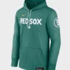Men's Boston Red Sox Nike Green 2025 City Connect Authentic Collection Therma Pullover Hoodie