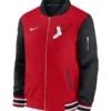 Men's Chicago White Sox Nike RedBlack 2025 City Connect Authentic Collection Full-Zip Bomber Jacket