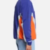Mitchell & Ness Knicks Blue & Orange Track Jacket