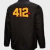 Mitchell & Ness Pittsburgh Pirates 412 Coaches Jacket Black