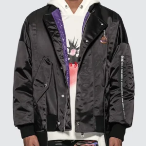 Moncler Genius x Palm Angels Down Bomber Jacket Black
