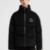 Moncler x Palm Angels Abrolhos Black Corduroy Short Down Jacket