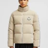Moncler x Palm Angels Corduroy Down Jacket Beige